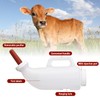 Calf Bottle 2.6 Quart Horizontal Calf Milk Feeding Bottle with
