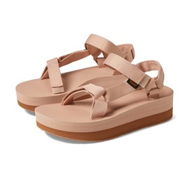 Teva Women's Flatform Universal Sandal, Maple Sugar/Lion, 9