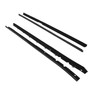 labwork Black Window Sweep Weatherstrip Felt Seal Kit Replacement for