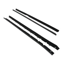 labwork Black Window Sweep Weatherstrip Felt Seal Kit Replacement for Chevy Corvette 1984-1989