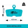 Miles Racing Semi-Metallic Disc Brake Pads for Avid Code R
