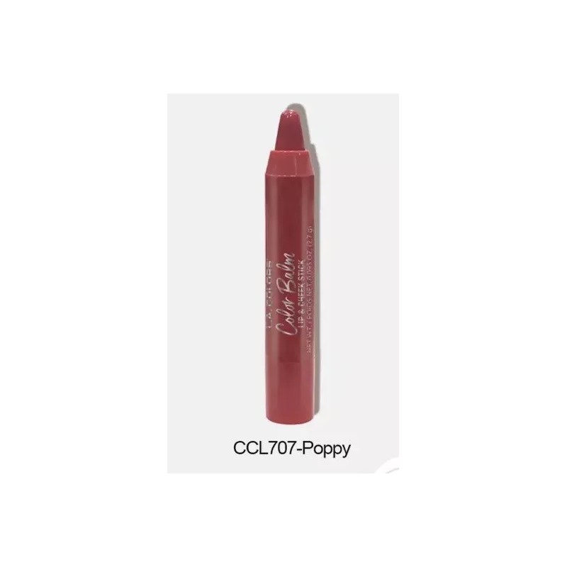 L.A. COLORS LA Colors Color Balm Lip&Cheek Stick Poppy 0.095oz/2.7g.