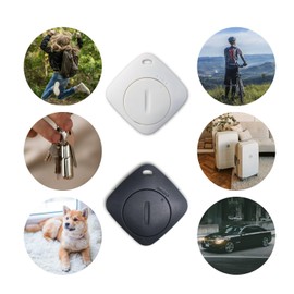Smart Tracking Device, Lost Proof Item Finder, Bluetooth Connection, GPS Location, Airtag Replacement, Find My App Compatible, Global Tracking Device, Anti-lost Tag, For Kids, Elderly, Pets,