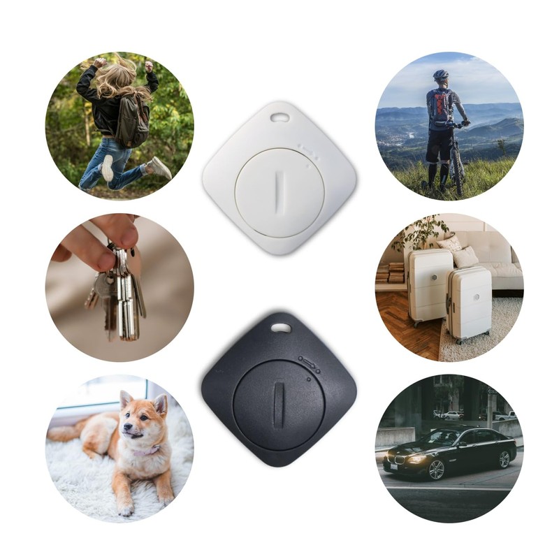 Smart Tracking Device, Lost Proof Item Finder, Bluetooth Connection, GPS