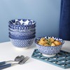 Selamica Porcelain 11oz Ice Cream Bowls Set of 6, Small