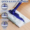 Uoxmiy 60 Pcs Disposable Dusting Cloths, Dry Sweeping Cloths Pads