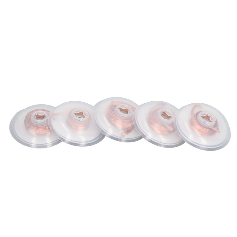 5PCS Solder Wick Red Copper Anti Oxidation Corrosion Resistance Desoldering