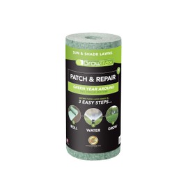 Growtrax Biodegradable Grass Seed Mat, Year Round Green - 50 Sq Ft Quick Fix Roll - Growing Solution for Lawns, Dog Patches and Shade - Just Roll Water & Grow -Not Fake or Artificial Grass