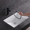 MEJE #202H -18 Inch Vessel Sink Rectangle Undermount Bathroom Sink