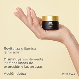 ISDIN Isdinceutics vital eyes, crema contorno de ojos antiarrugas, con melatonina y cafeina, 15 ml