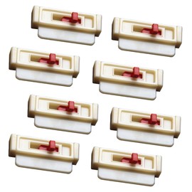 Tension Adjuster Seat Belt (Pack of 8, White)