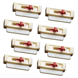 Tension Adjuster Seat Belt (Pack of 8, White)