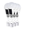 Shinelan 4 Pack LED Solar Emergency Light Bulbs for Home