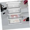 Levemolo Transparent Drawer Storage Organizer Box for Office Desktop Sundries