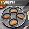 4 Holes Non Stick Coating Frying Pan Home Kitchen Cookware