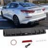 GOODFITMENT Rear Bumper Diffuser Spoiler Lip LED Tail Brake Stop