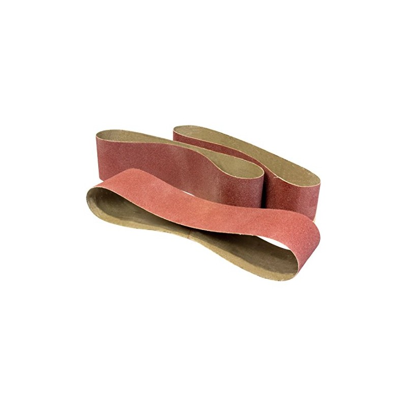 WEN 6502SP3 240-Grit 4 x 36" Belt Sander Sandpaper (3