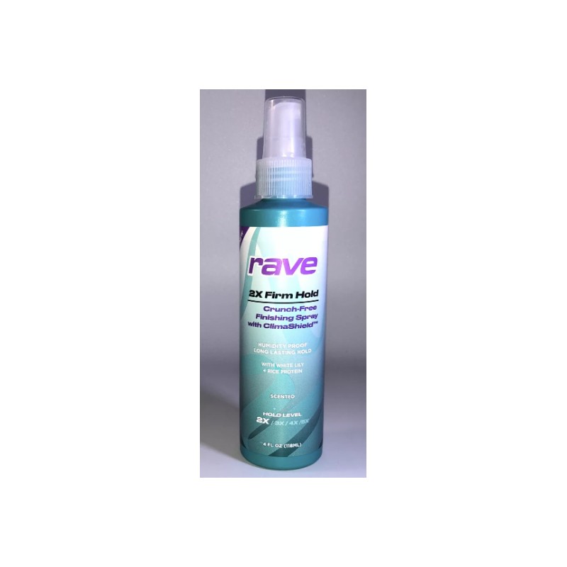 Rave 2X Firm Hold Crunch-Free Finishing Hair Spray W ClimaShield