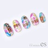 Mini Alphabet Nail Stickers, White & Black, Set of 2,
