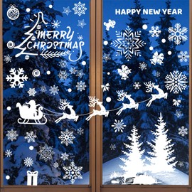 Christmas Window Decorations, Pack of 179 Christmas Window Decorations, Snowflakes, Window Stickers, Christmas Window, Christmas, Children, Christmas Decoration, Window Pictures