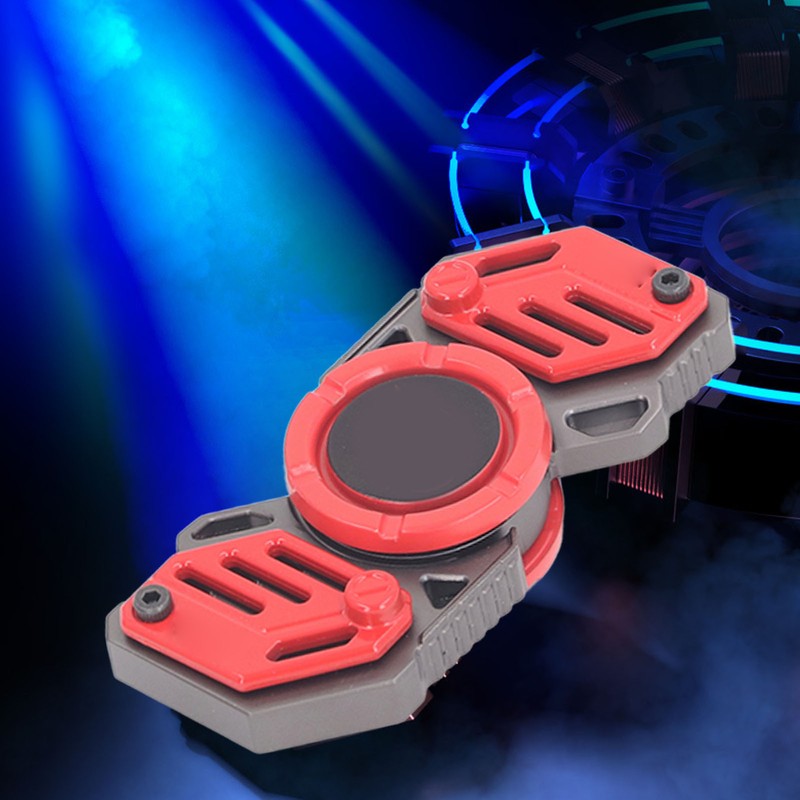Boys Luminous Fingertip Rotating Toy DIY Dazzling Luminous Hand Rotating