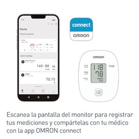 OMRON X2 Básico – Baumanómetro de Presión Arterial Automático para Brazo con Detección de Latidos Irregulares.