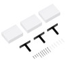 WOLTU Set of 3 Wall Shelves, Gallery Display, Floating Shelf,