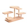 Snblzhef Wood Display Riser Cabinet Organizer Shelf Stand for Desktop