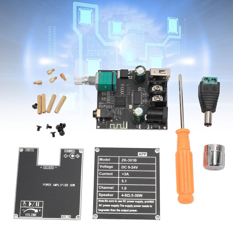 SOCOCO Bluetooth 5.1 モノラルアンプボード 30W パワーモジュール TPA3110D2 チップ DIY Bluetooth