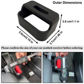 MISSEIAR Car Seatbelt Buckle Guard, Child Seat Belt Lock Seatbelt Buckle Cover Seat Belt Lock Cover, Buckle Guard for Kids/Special Needs, 4-Pack Fit Most Car (Expect Truck)