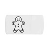 'Gingerbread Man Outline' Pill Box with Tablet Splitter (PI00034527)