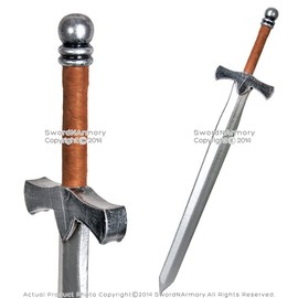 Munetoshi 36" Fantasy Dark Knight Sword LARP Foam Latex Video Game Cosplay B