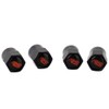 XDG 4Pcs Car Tire Covers Rustproof Metal Chrome Valve Stem