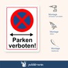Pubblimania Absolutes Halteverbot! | Parken verboten! Sign 3 mm Aluminium