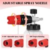 Sooprinse Short Pressure Washer Gun with Foam Cannon, Foam Cannon