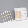 Large Capacity Cotton Pads & Double-Headed Cotton Swabs Set (200 Pcs) with Frosted Box Each 10ea