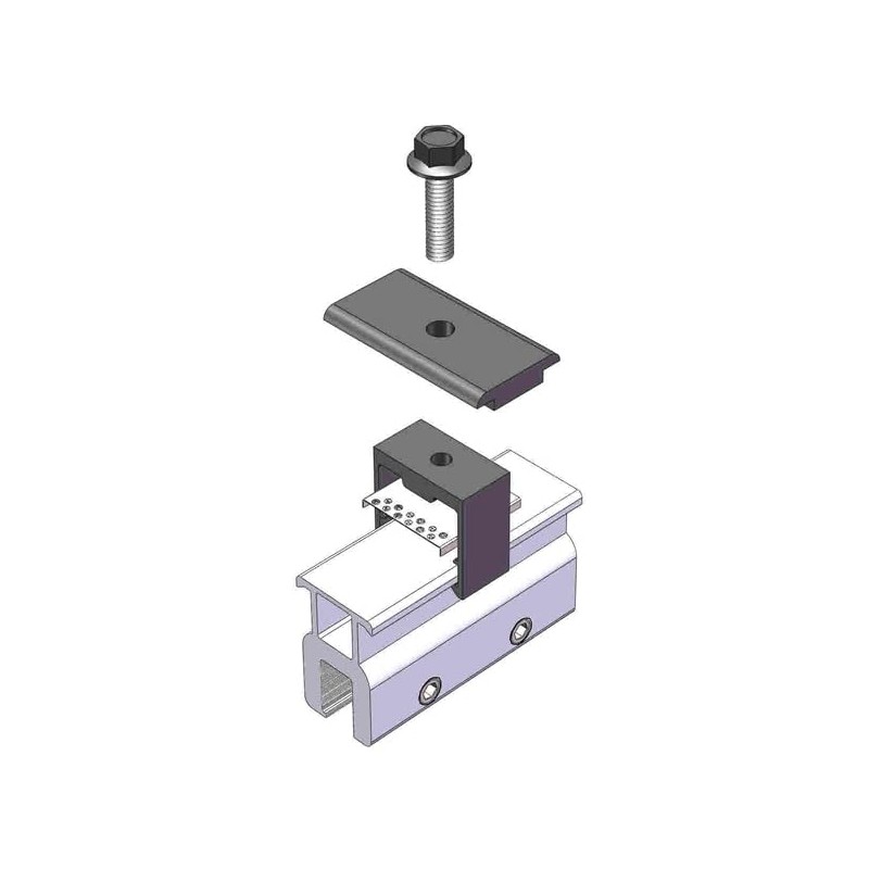 10 Pack Mid Clamp MageClamp Mounting Kits for Standing Seam