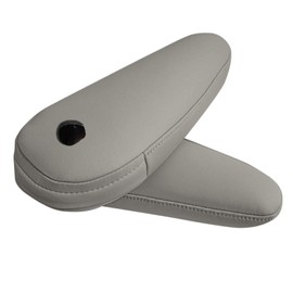 AUTOKAY 2Pcs Gray Leather Seat Armrest Cover Fit for Lexus RX300 RX330 RX350 Sport Utility 4-Door 3.0L 2003-2009