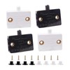 Fenteer 4Pcs Cabinet Door Switch Closet Light Lamp Switch for