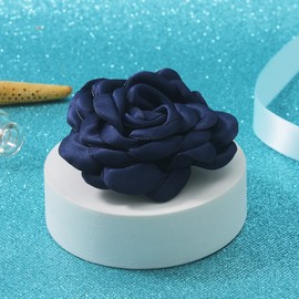 Mecool Women's Beautiful Flower Hair Clip Rose Brooches, Metal