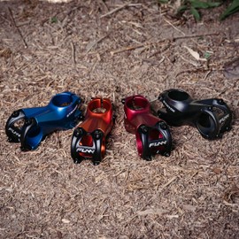 Funn Stryge Rise +7° Stem Handlebar, Red, 31.8 x 80 mm