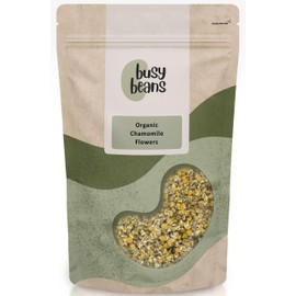 Organic Chamomile Flowers - Certified Organic - by Busy Beans Organic (100g)
