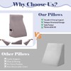 wuFQecht Bed Reading Pillow - Sofa Bed Wedge Pillow -