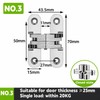 Heavy Duty Invisible Door Hinge – Stainless Steel Concealed Hinge