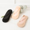 3D Foot Massage Padded Lady Invisible Socks, No-Show Arch Support