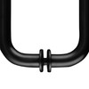 CRL 6" Oil Rubbed Bronze (BM Series) Tubular Back-to-Back Pull