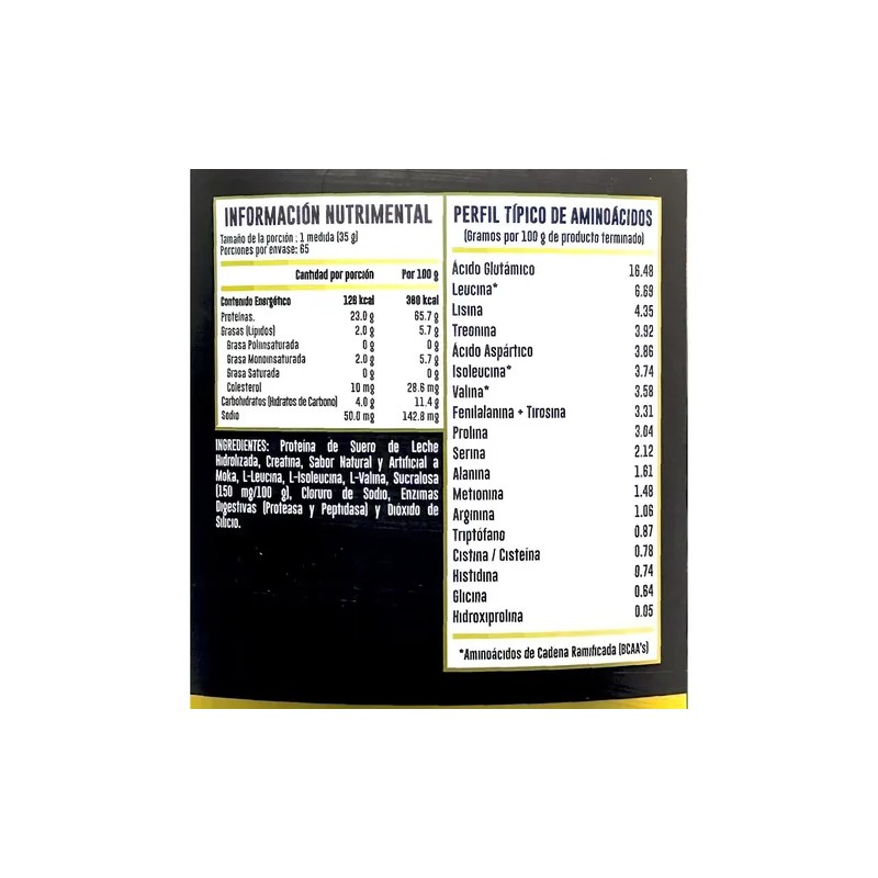 Hydrotein 100 Whey Protein Hydrolizada Moka 5 Lbs Advance