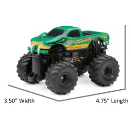 New Bright (1:43) Kid's Radio Control Snake Bite Green Monster Truck, 4340-6G