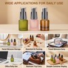 3Pcs 0.5oz/15ml Glass Lotion Pump Bottles Travel Size