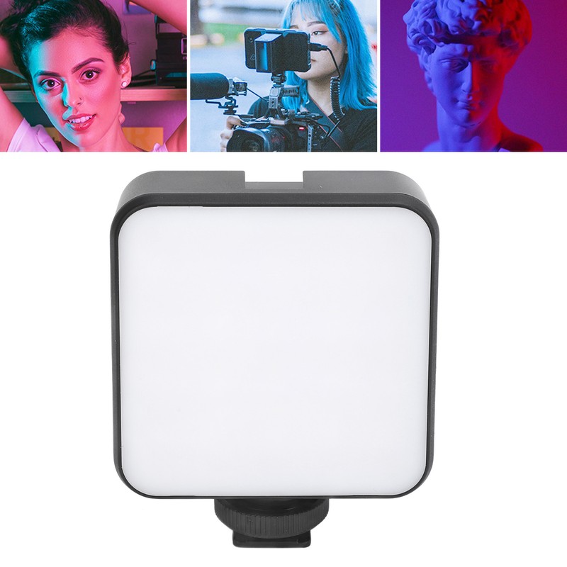 LED Camera Light Dimmable 2500K to 6500K 1200mAh Rechargeable Portable